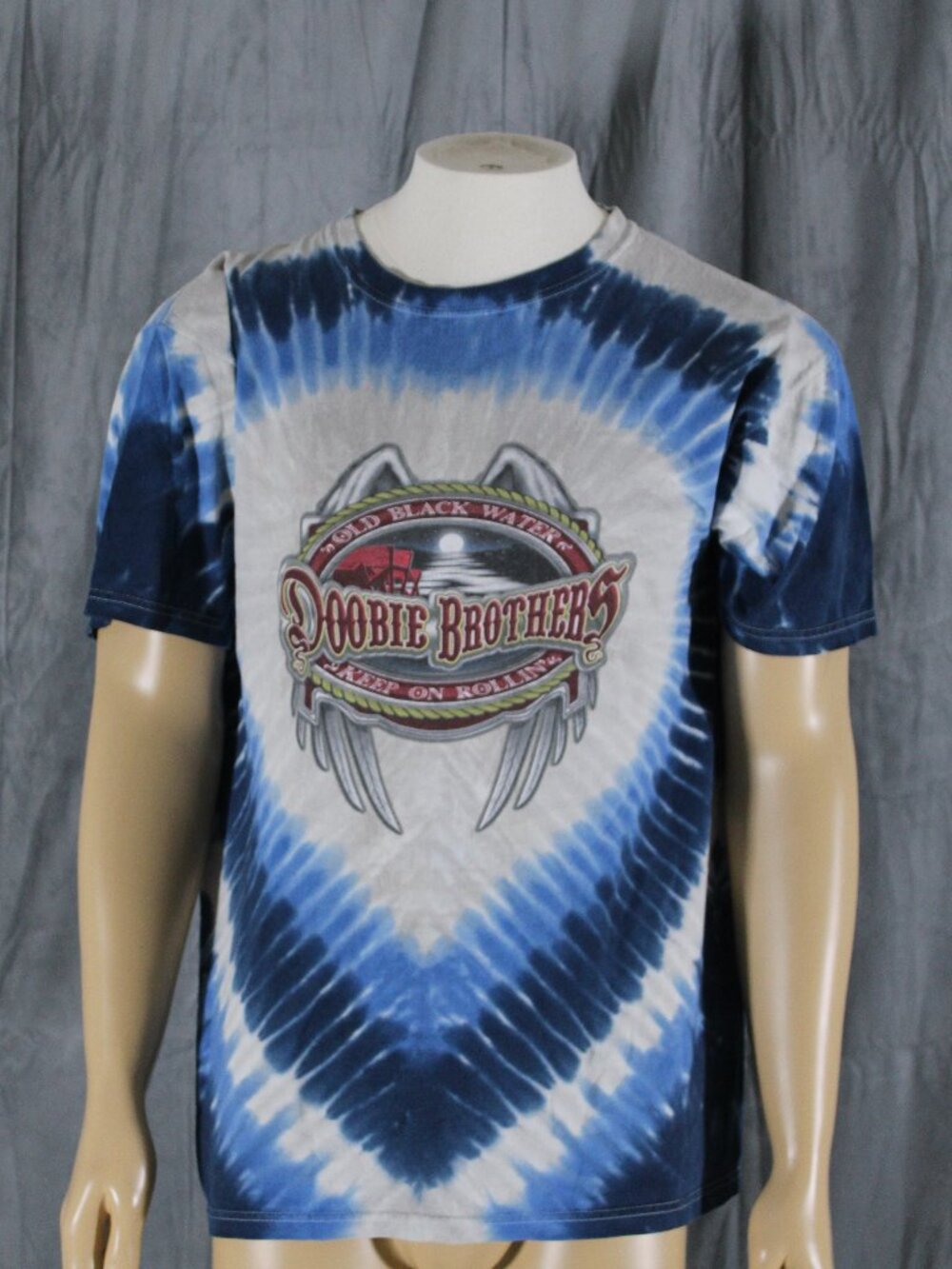Band Shirt (retro) - 2010 Doobie Brother Tour Tie Dye - Men's Large